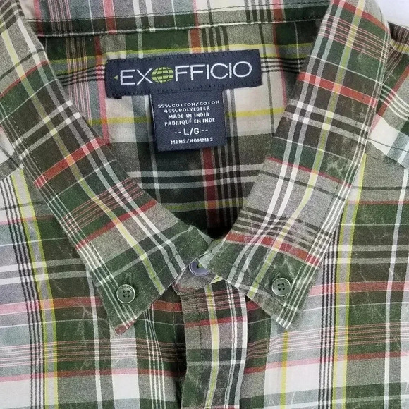 Exofficio Back Neck Logo Tag Button Down Large - Picture 7 of 9